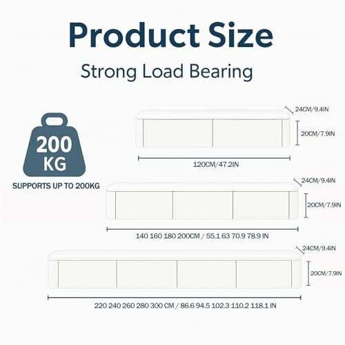 FGNIXLN TV Lowboard 200CM